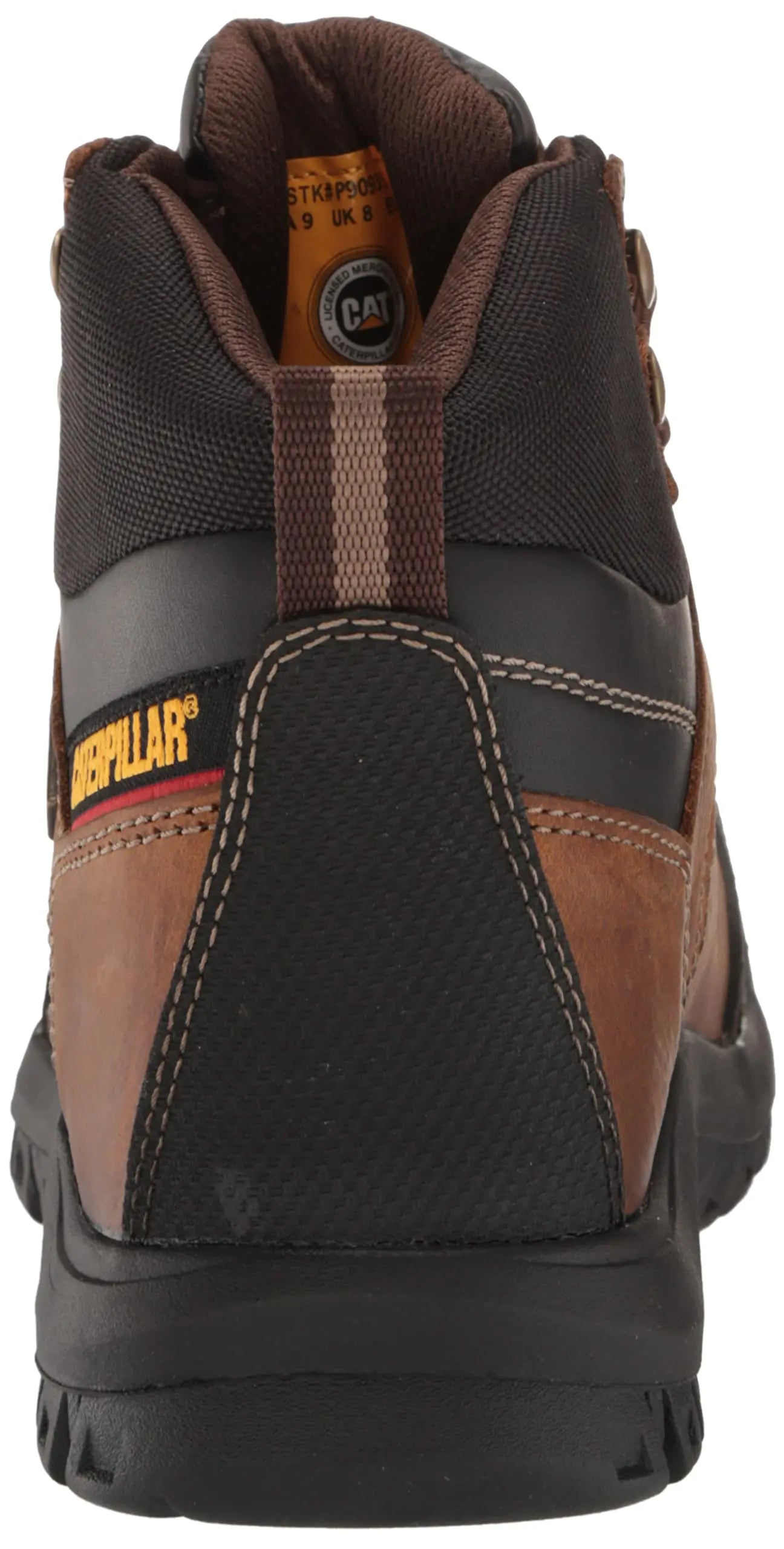 CAT Men’s Threshold Waterproof Steel Toe Work Boot 14 Real Brown